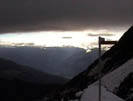 tramonto dal bivacco zullo