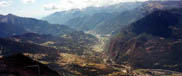 veduta sulla bassa valle