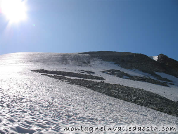 versante nord ovest della Kruz