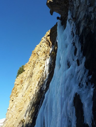 cascata stallattite di cristallo