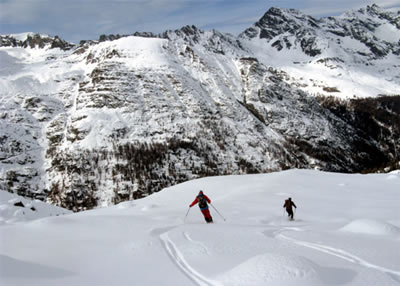 sci alpinismo bivacco sberna