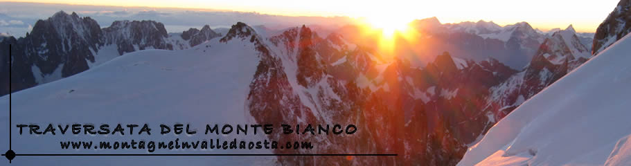 monte bianco, traversata